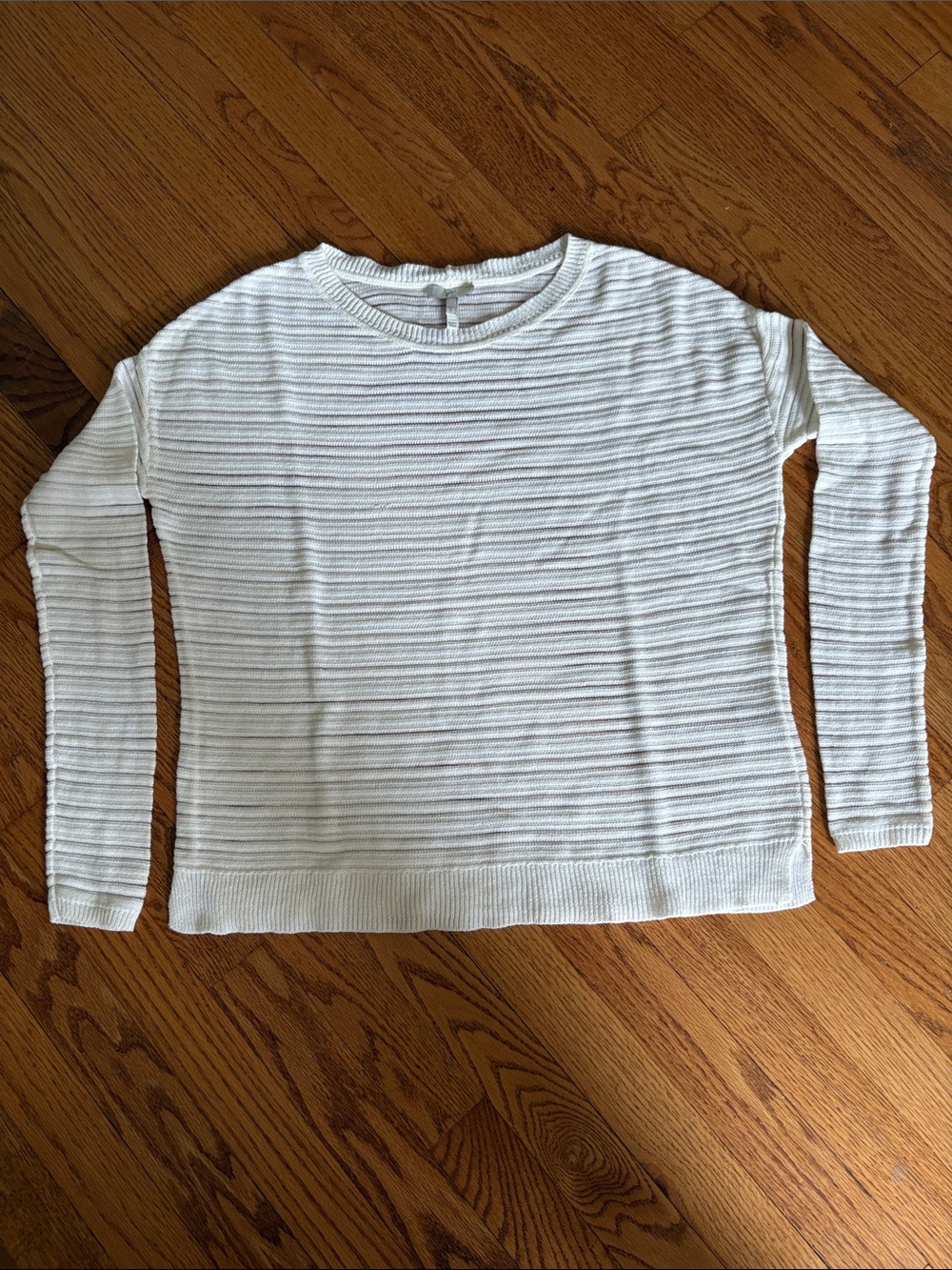 Joie Cream Open-Knit Pullover Sweater